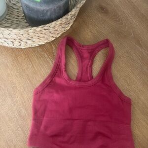 Maroon tank top